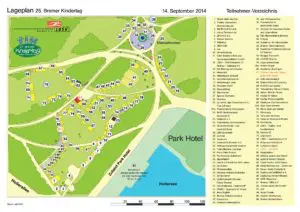 Lageplan Bremer Kindertag 2014